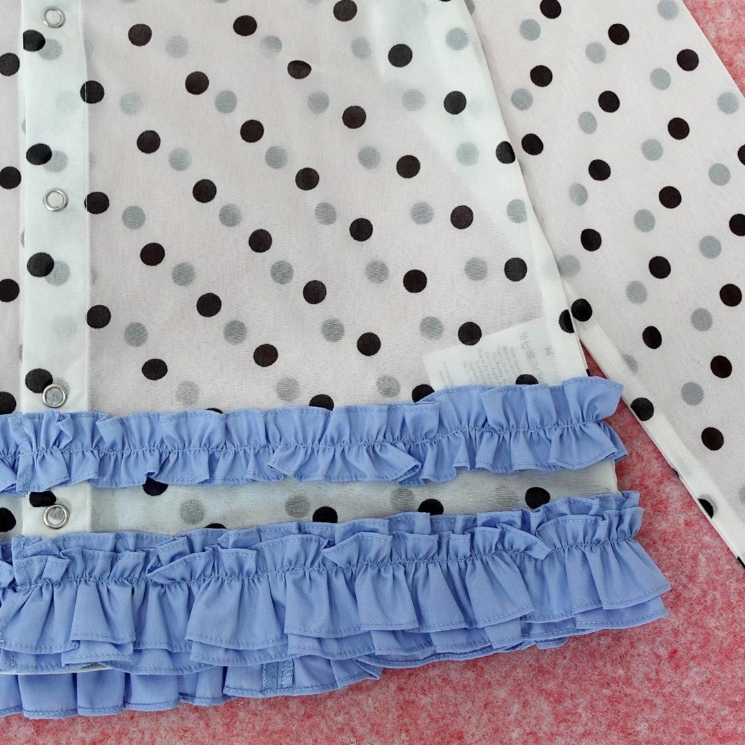 Polkadot Sheer Cardigan - Argyle & Oxford