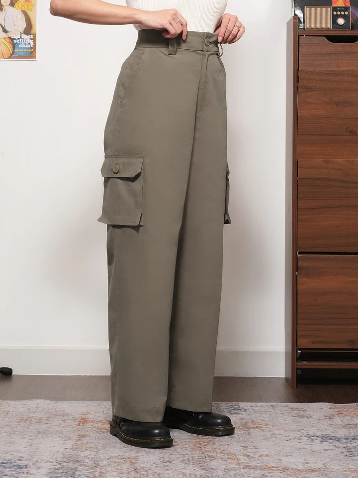 Cargo Pants Taupe - Thenblank