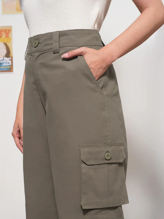 Cargo Pants Taupe - Thenblank