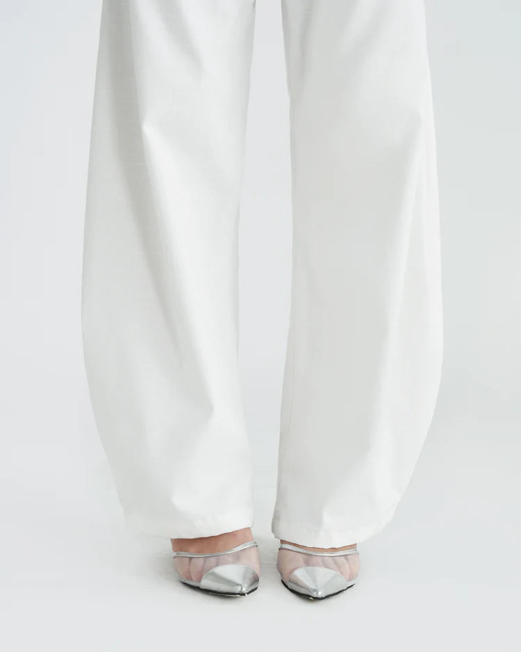 Cirrus Barrel Pants White - Acheté de Nous