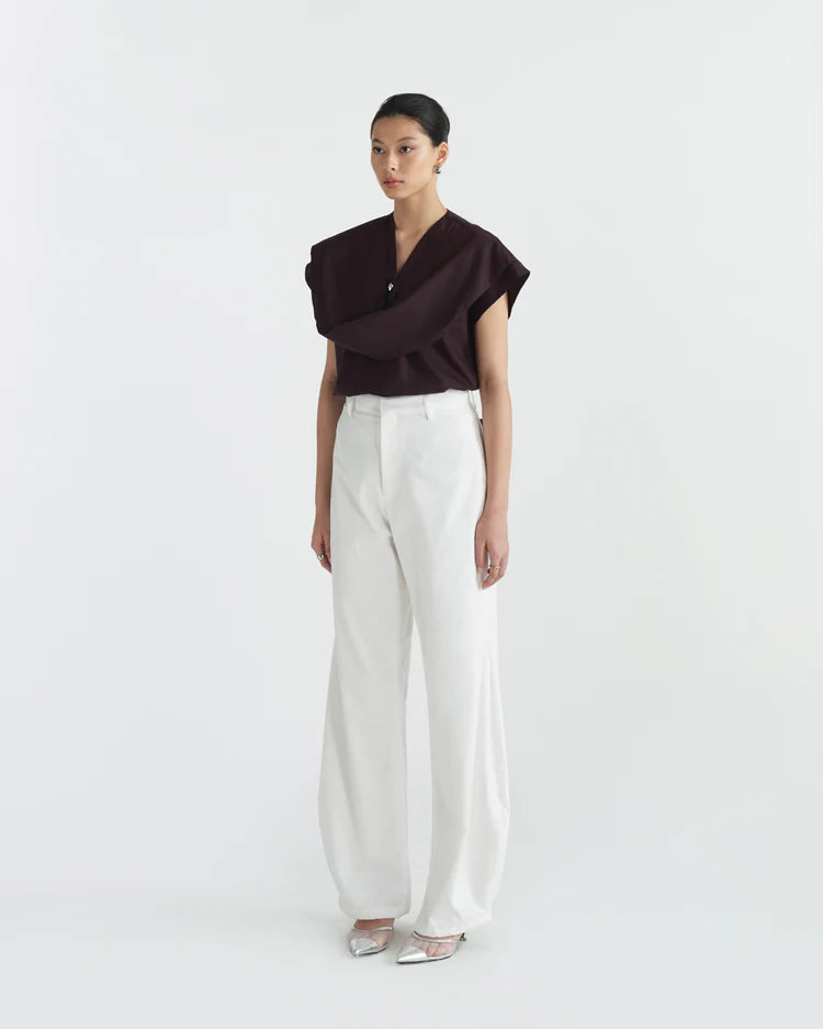 Cirrus Barrel Pants White - Acheté de Nous