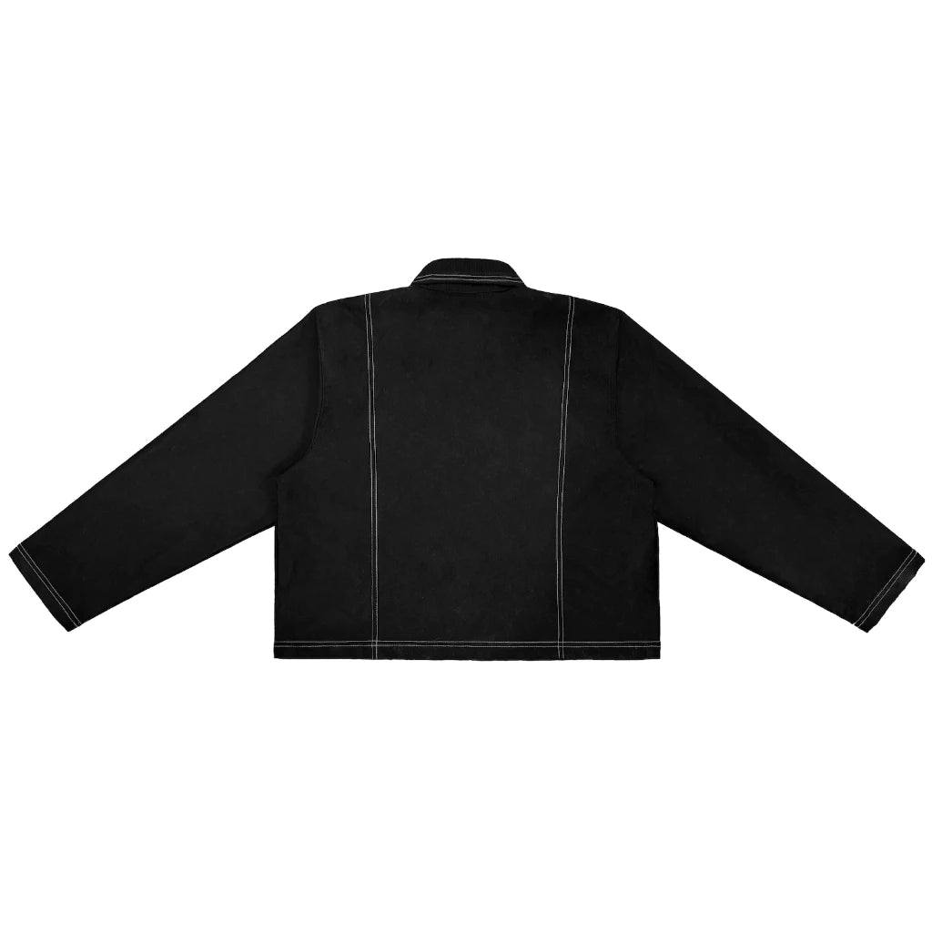 Contrast Stitch Workjacket Full Black - Prelude Choir