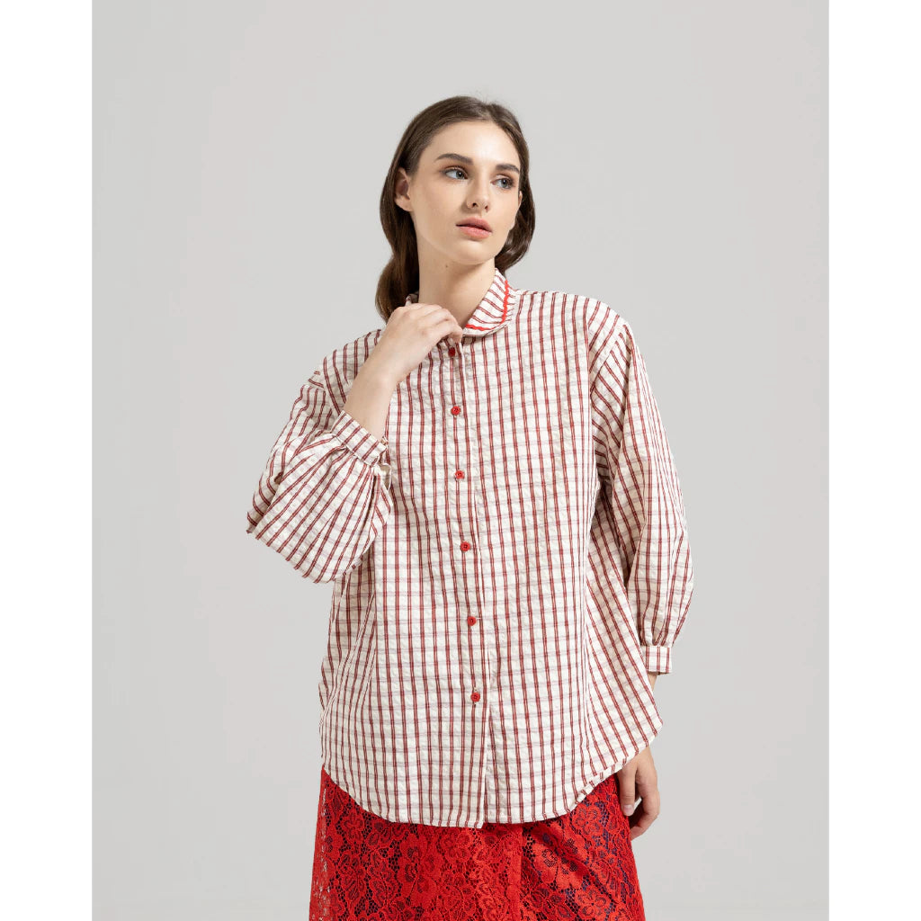 Crimson Red Shirt - Tuff Puff