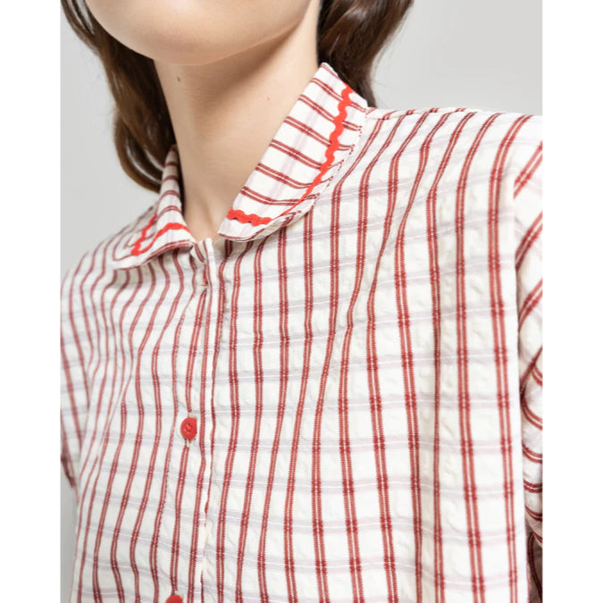 Crimson Red Shirt - Tuff Puff