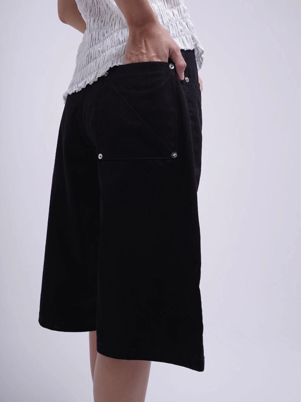 Crue Jorts Black - Nylony
