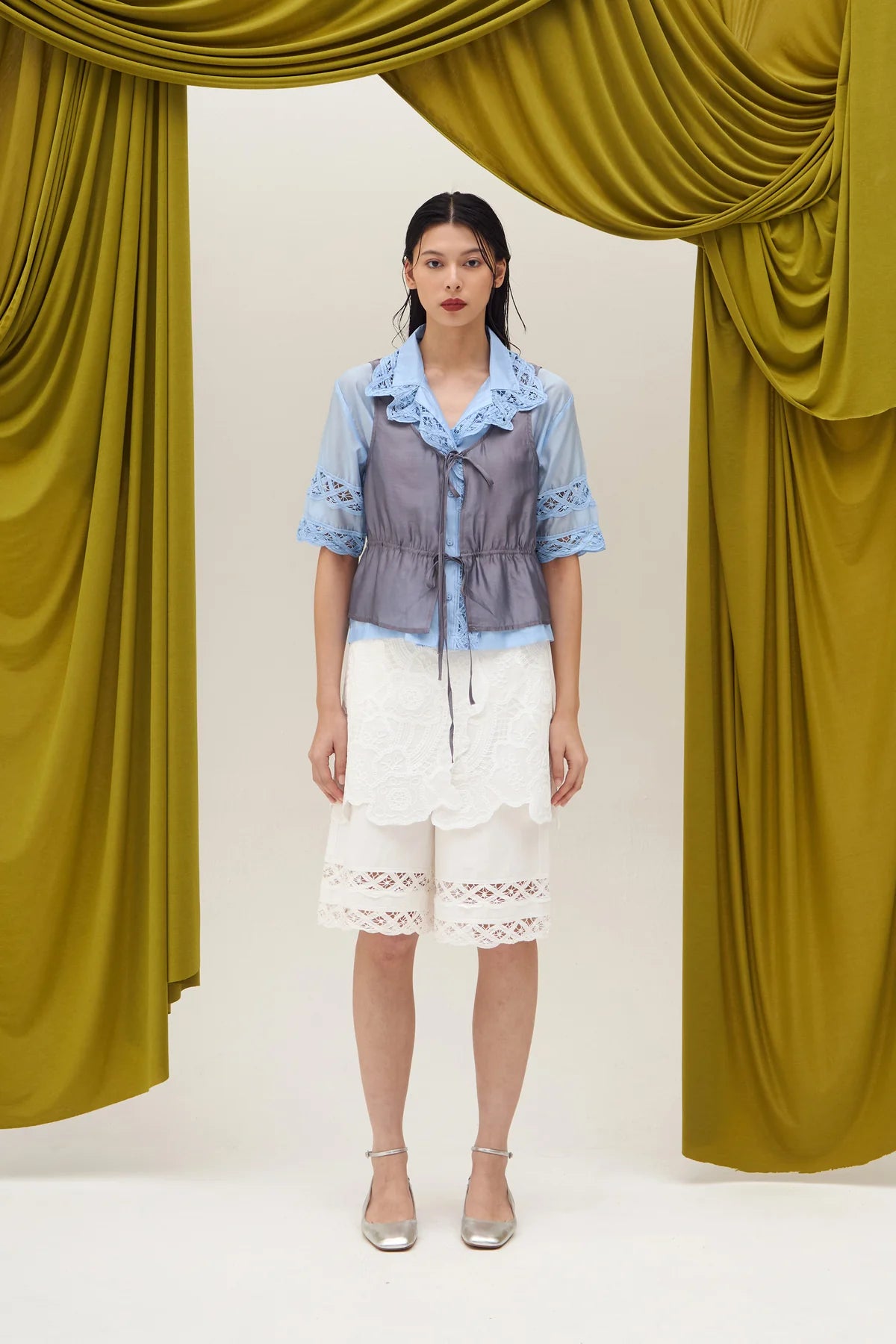 Reece Top Grey - Callie Cotton
