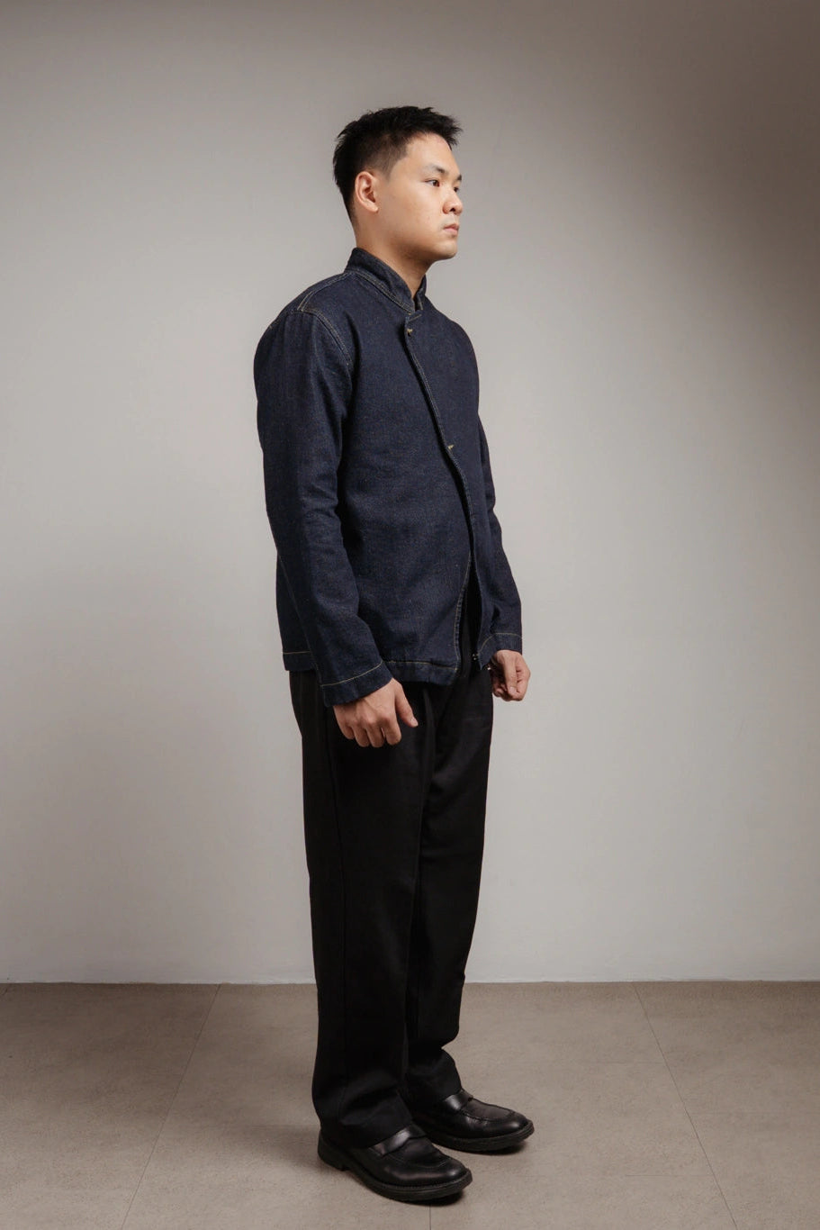 Adipati Beskap Denim Men - Ambra La Moda