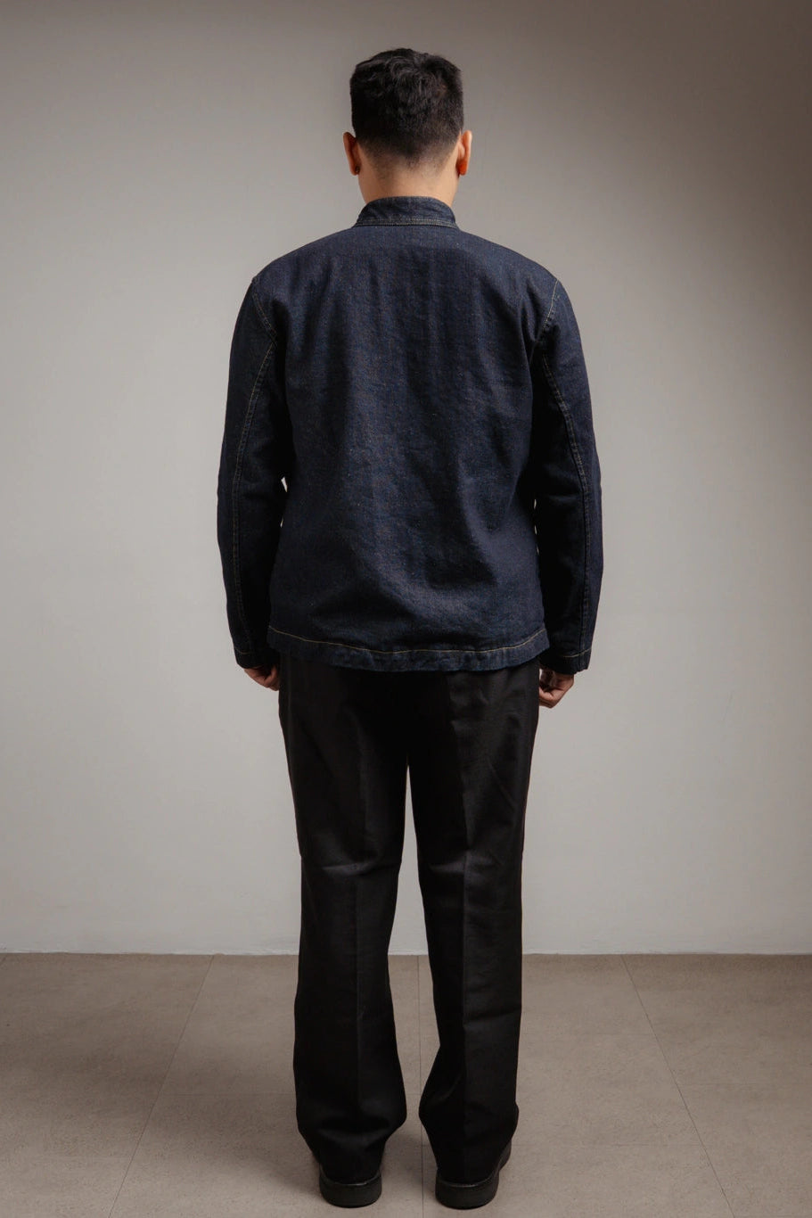 Adipati Beskap Denim Men - Ambra La Moda