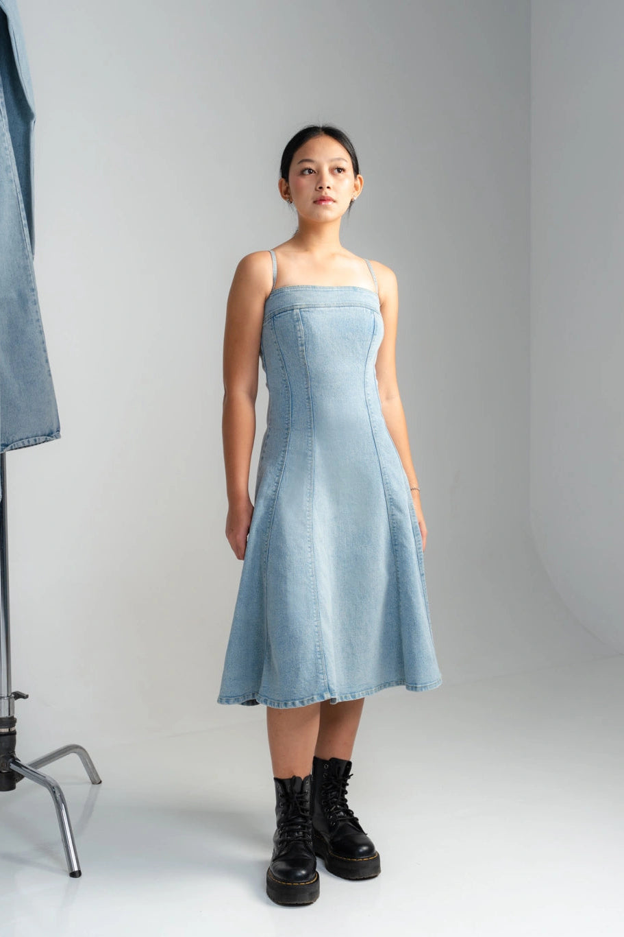 Celina Dress Light Blue - Ambra La Moda