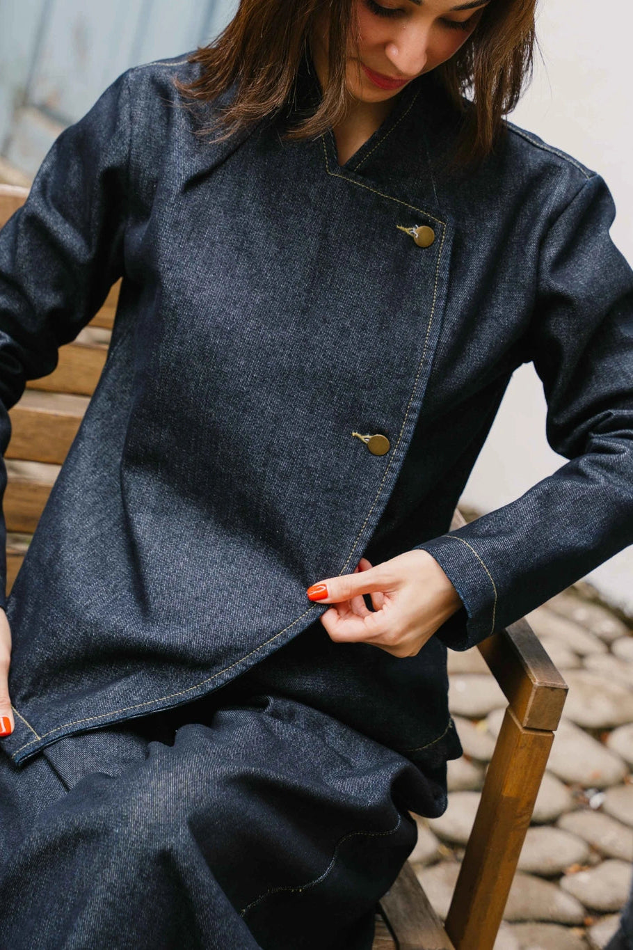 Adinda Beskap Denim Women - Ambra La Moda