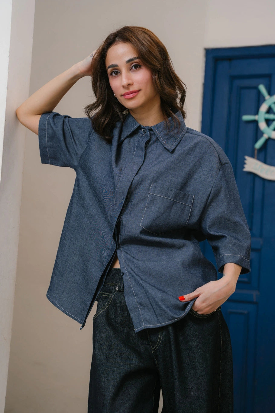 Noa Boxy Shirt - Ambra La Moda