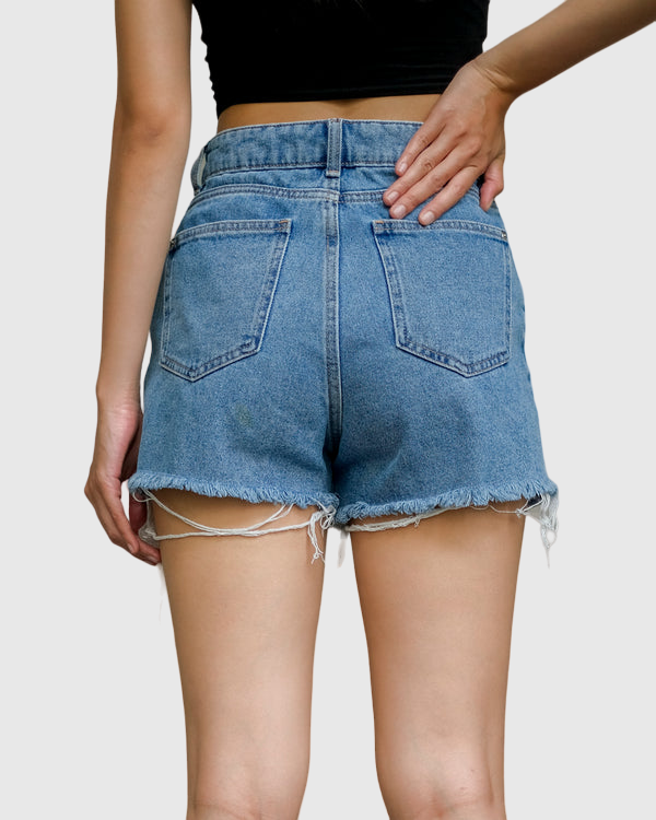 Penelope Skort Denim - Ambra La Moda