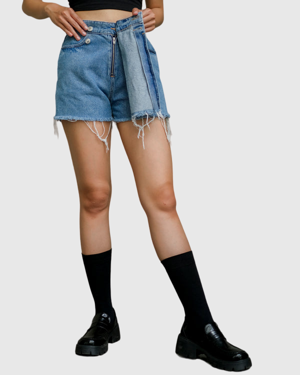 Penelope Skort Denim - Ambra La Moda