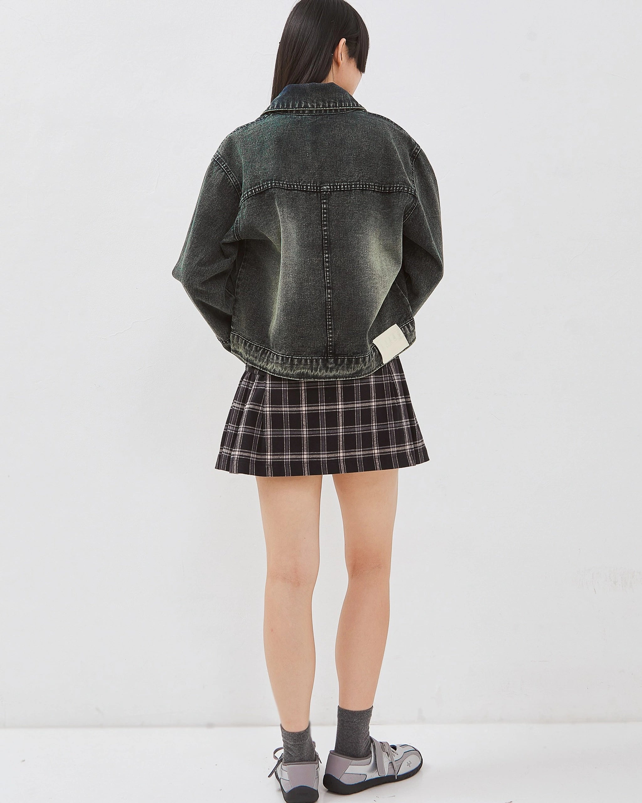 Dami Tartan Pleats Mini Skirt - Catha