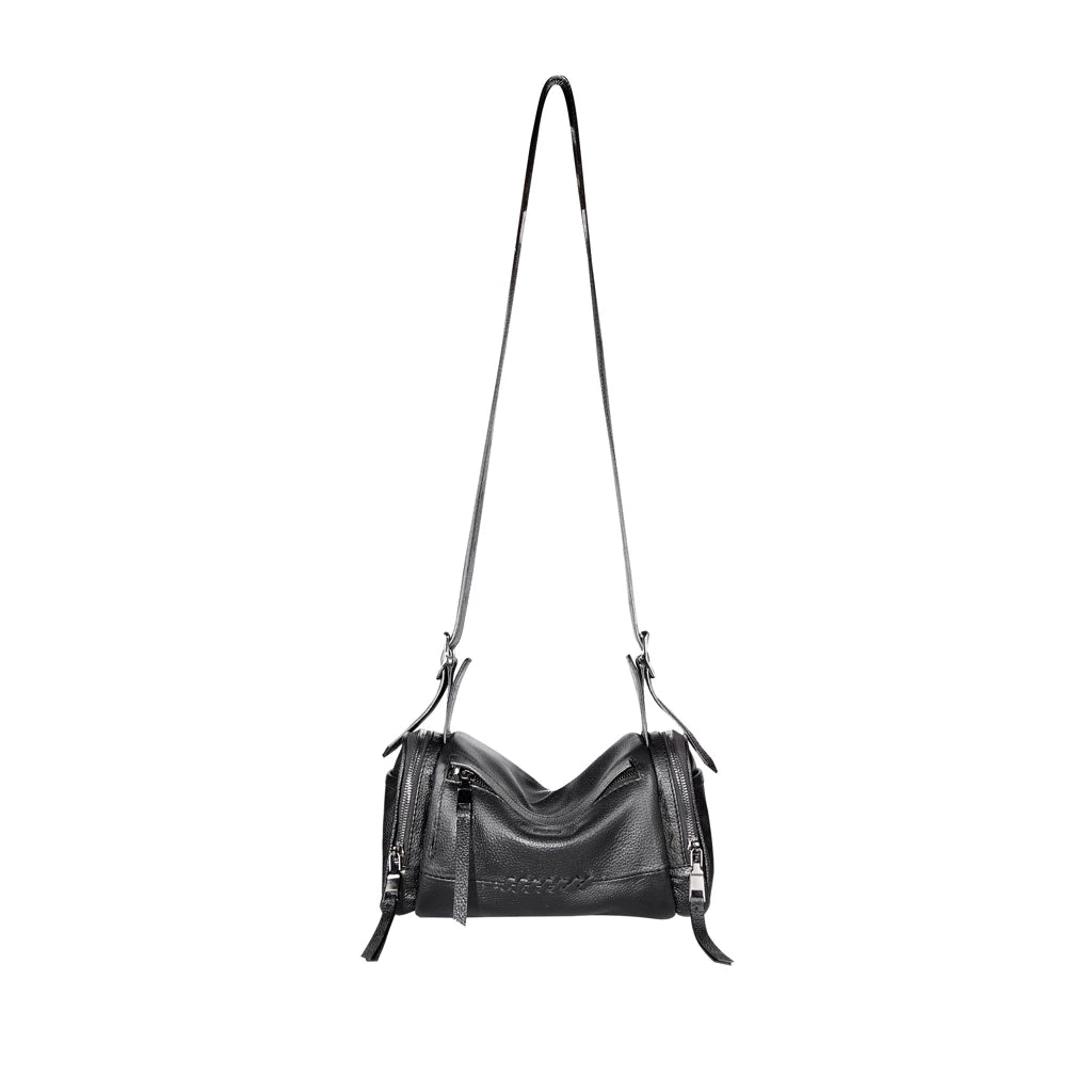 Eliot Medium Black (Pebble Leather) - Peau