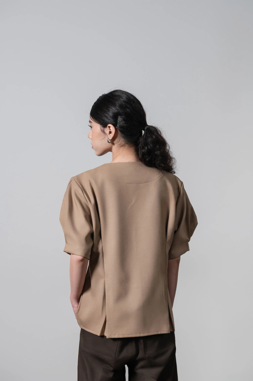 Sabi Blouse Khaki - Kajuaruna