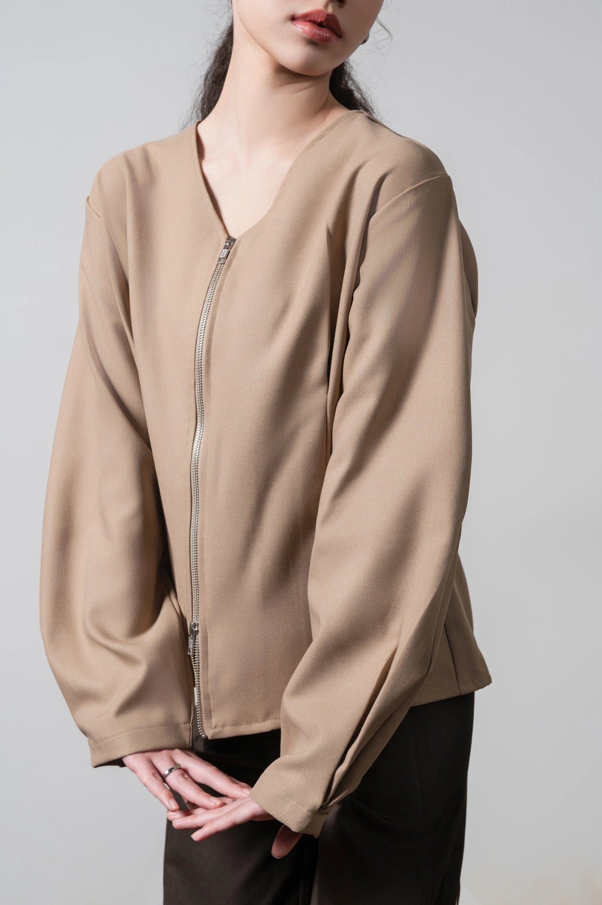 New Sabi Blouse Khaki - Kajuaruna