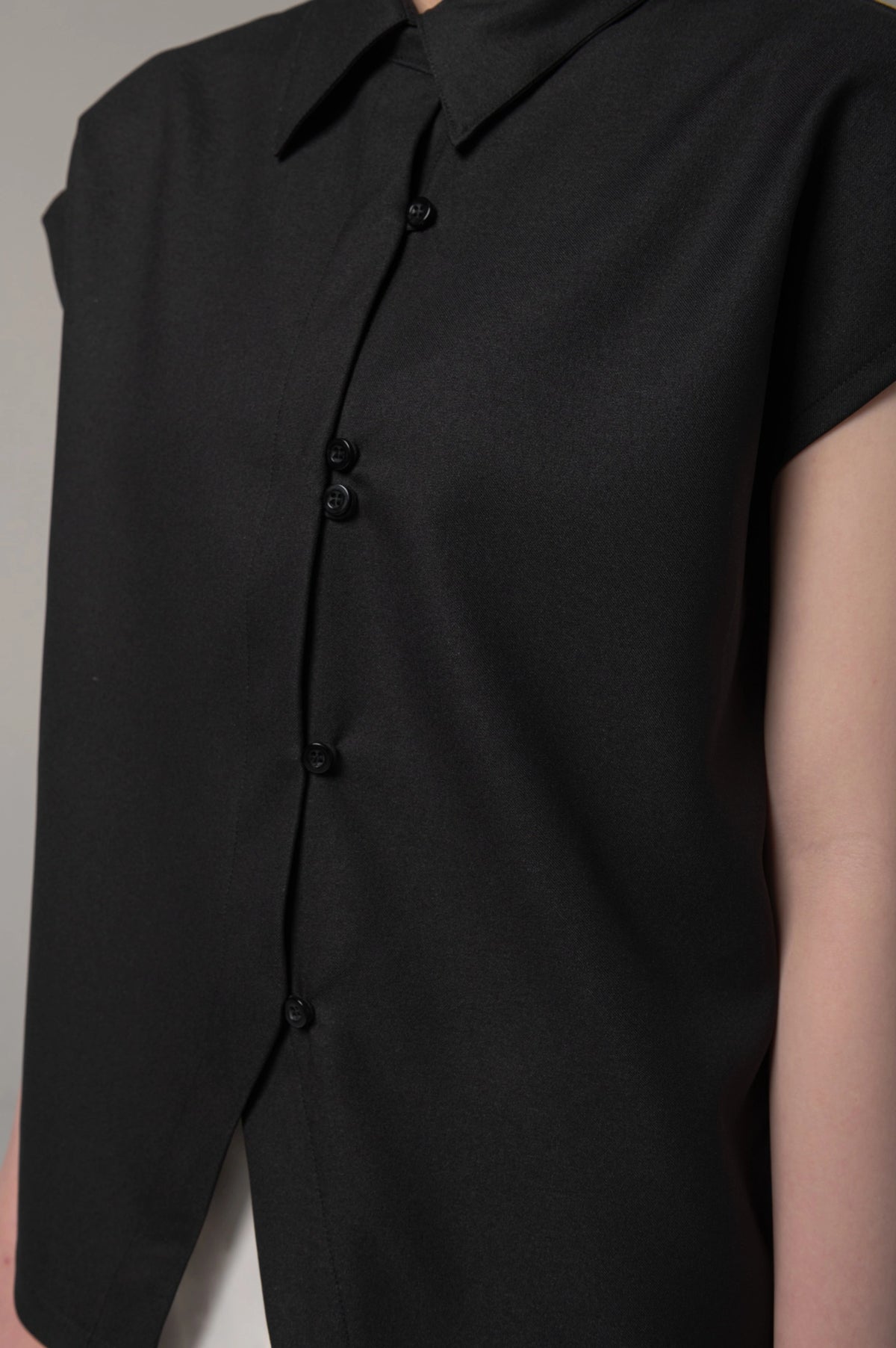 Nera Blouse Black - Kajuaruna