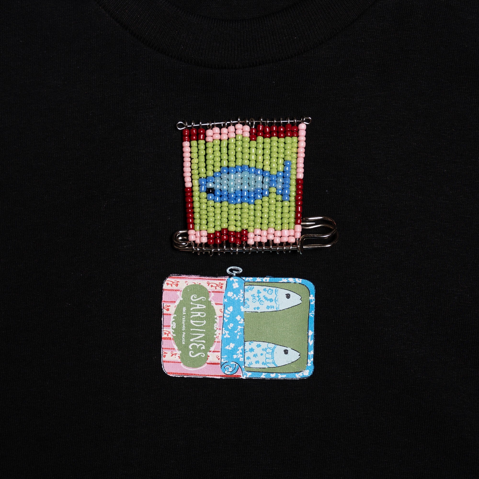 Sardines - Short Sleeve Black - Hintuturo