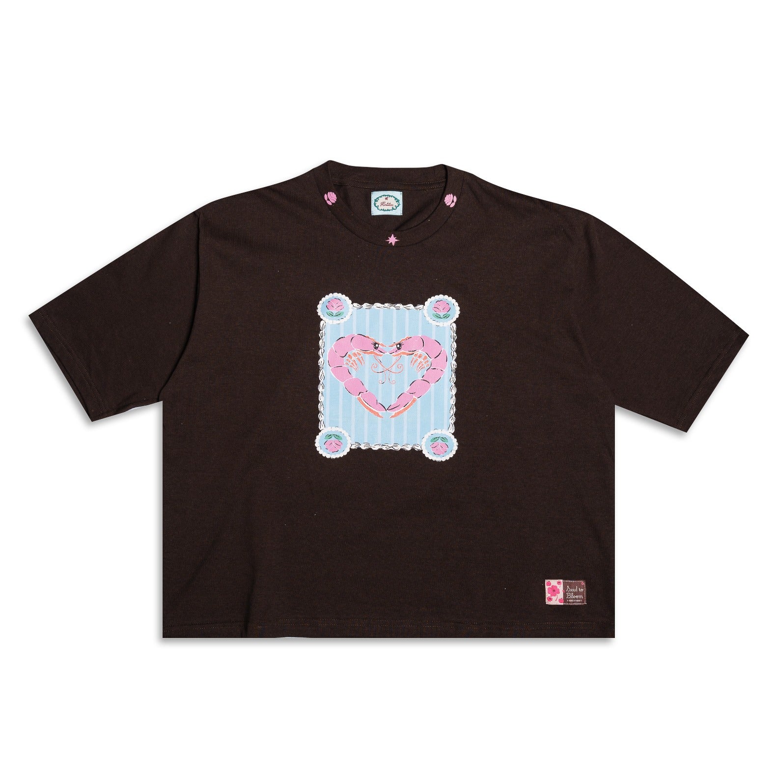 Dancing Shrimp - Short Sleeve Brown - Hintuturo