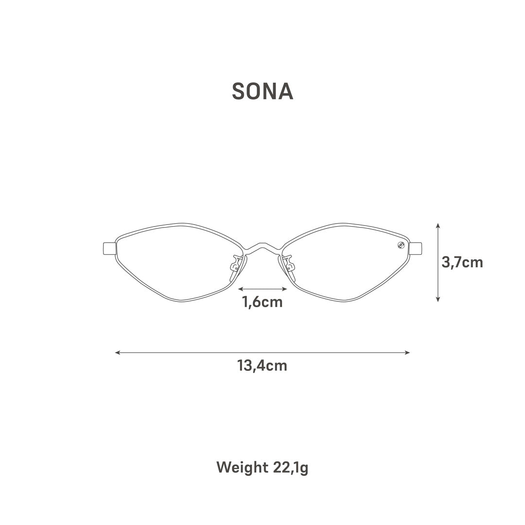 Alumalite Sona Grey Gradation Lens - Cool Uncle