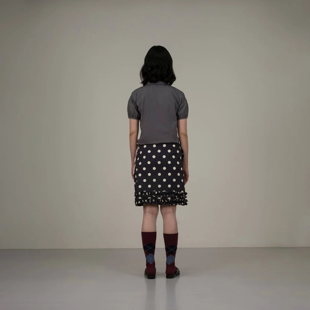 Frill Polka Skirt - Argyle & Oxford