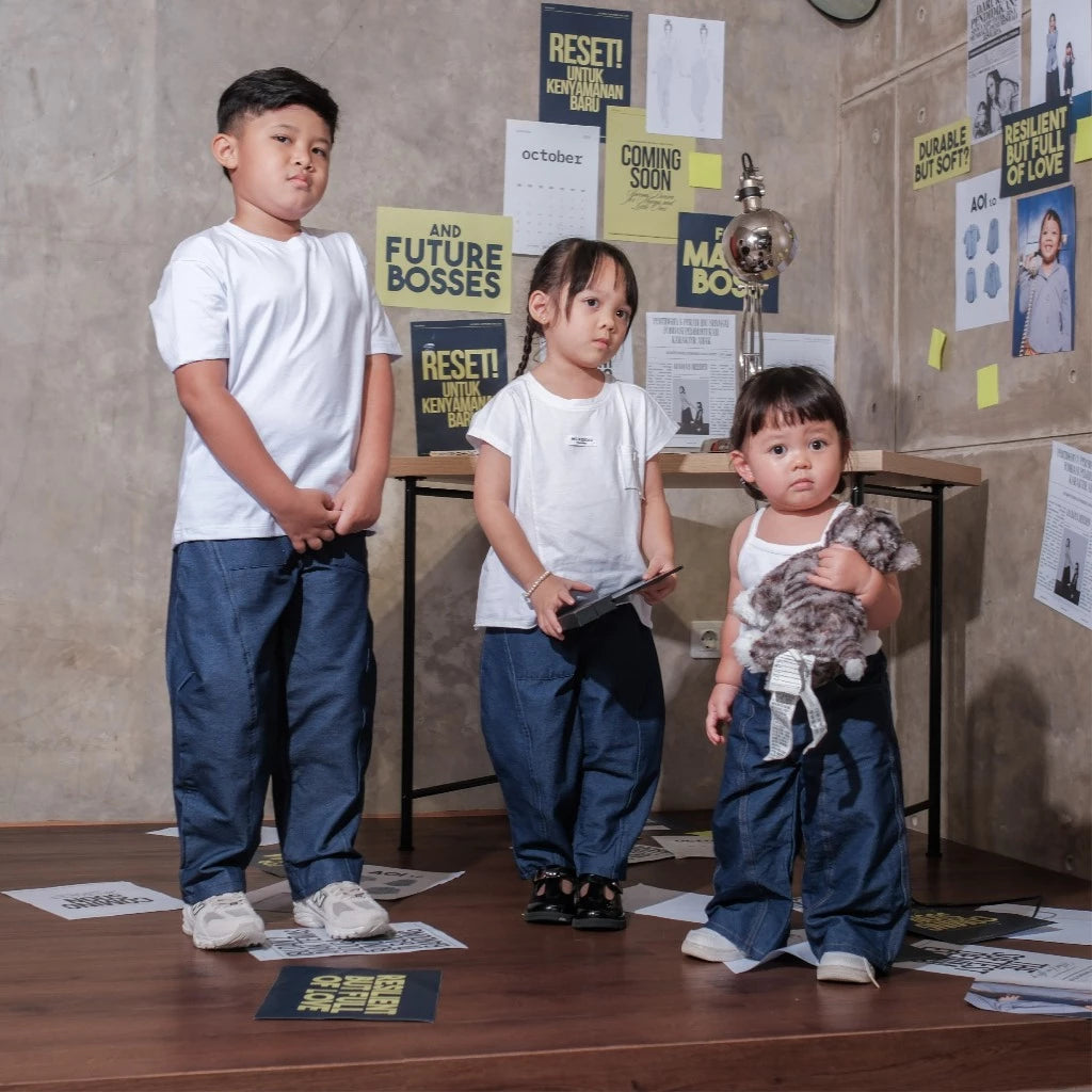 HGL Bambini - AOI 2.0 Barrel Jeans Kids - Aoratori
