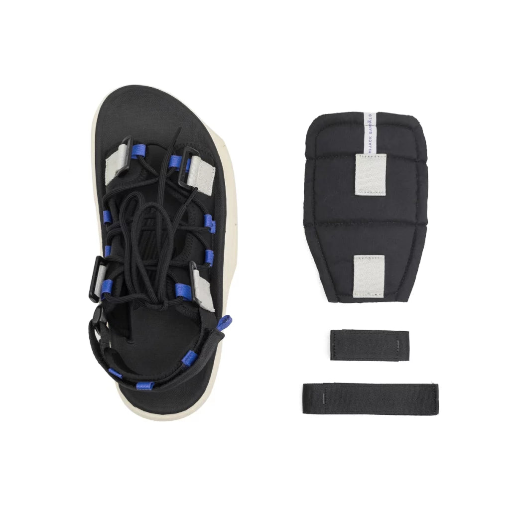 Hijack Sandals Sonar Blach Parts