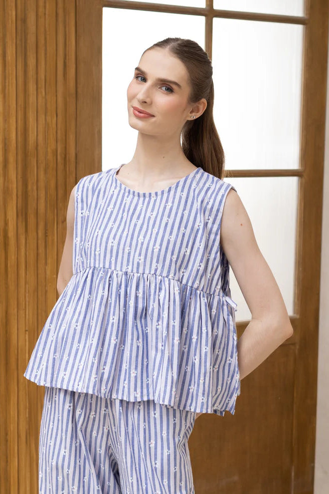 Colette Vest Dark Blue - Saya Saya