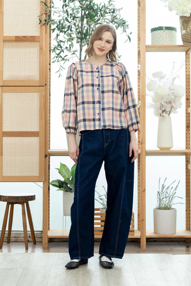 Daria Plaid Pink - Saya Saya