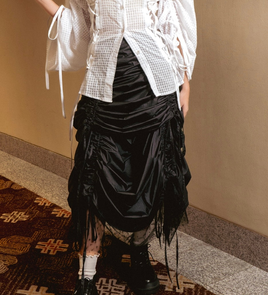 Gatari Skirt Black - Alexalexa