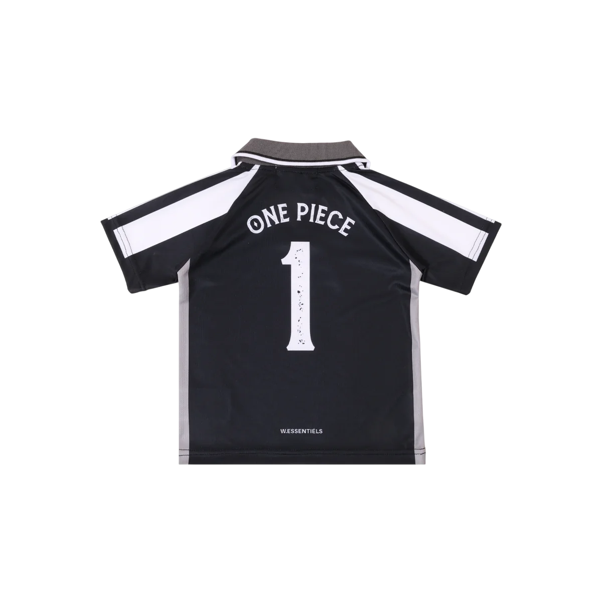 HGL Bambini - W.ESS x One Piece Kids AC Strawhat Home Jersey Black - W.Essentiels Primavera