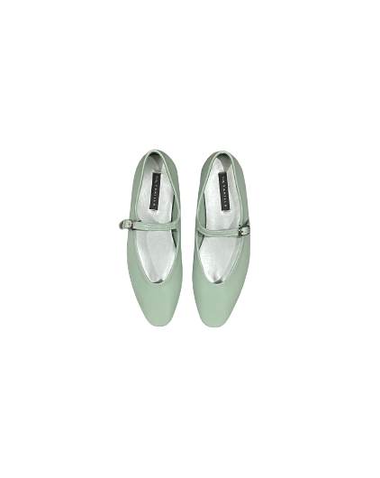 Sophie Flat Sage - Vanilla