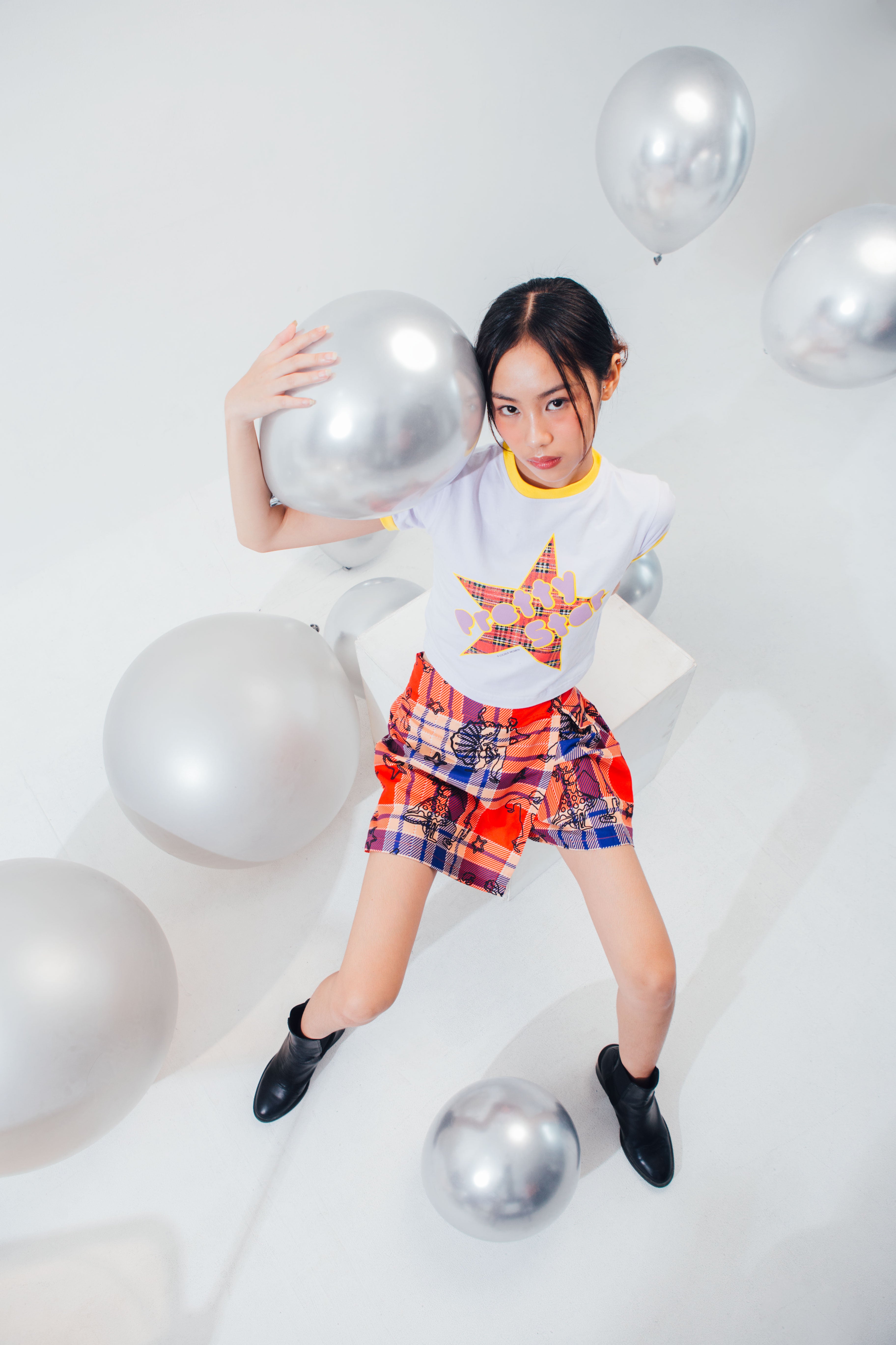 Iluminations Printed Skort- Locale Women