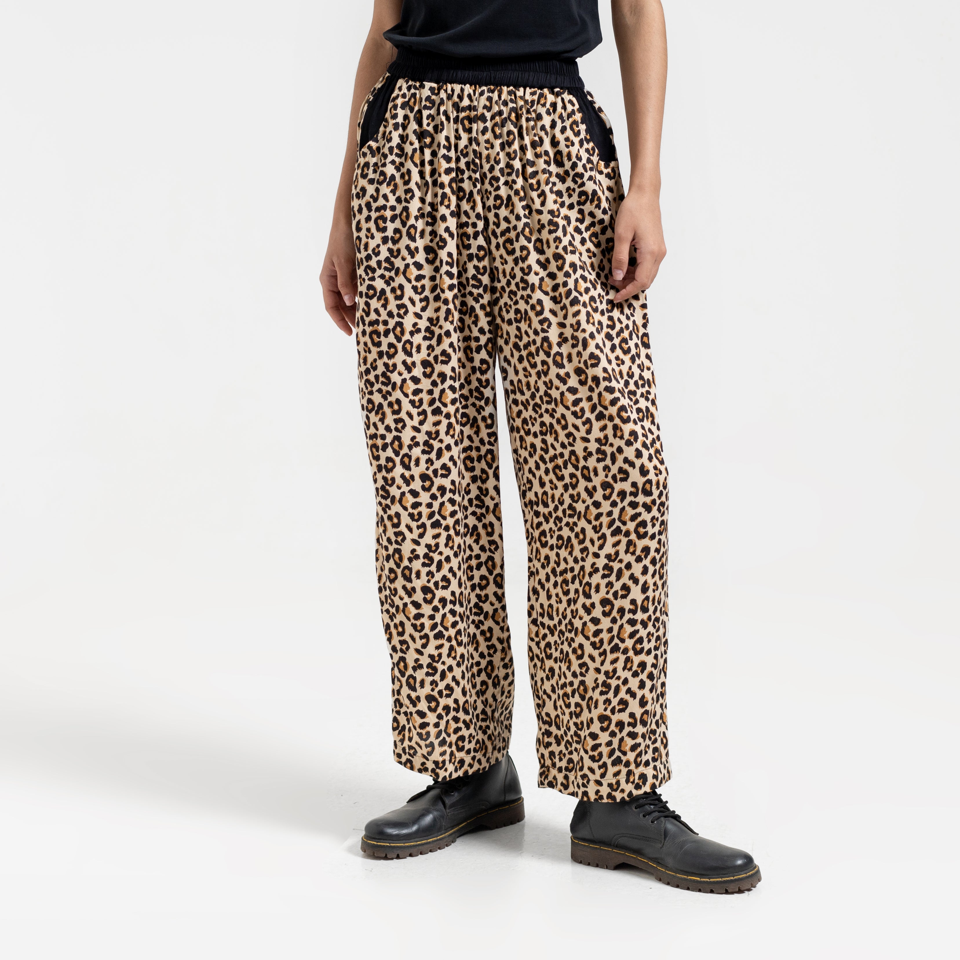 Leopard Pants Cream - Saya Saya