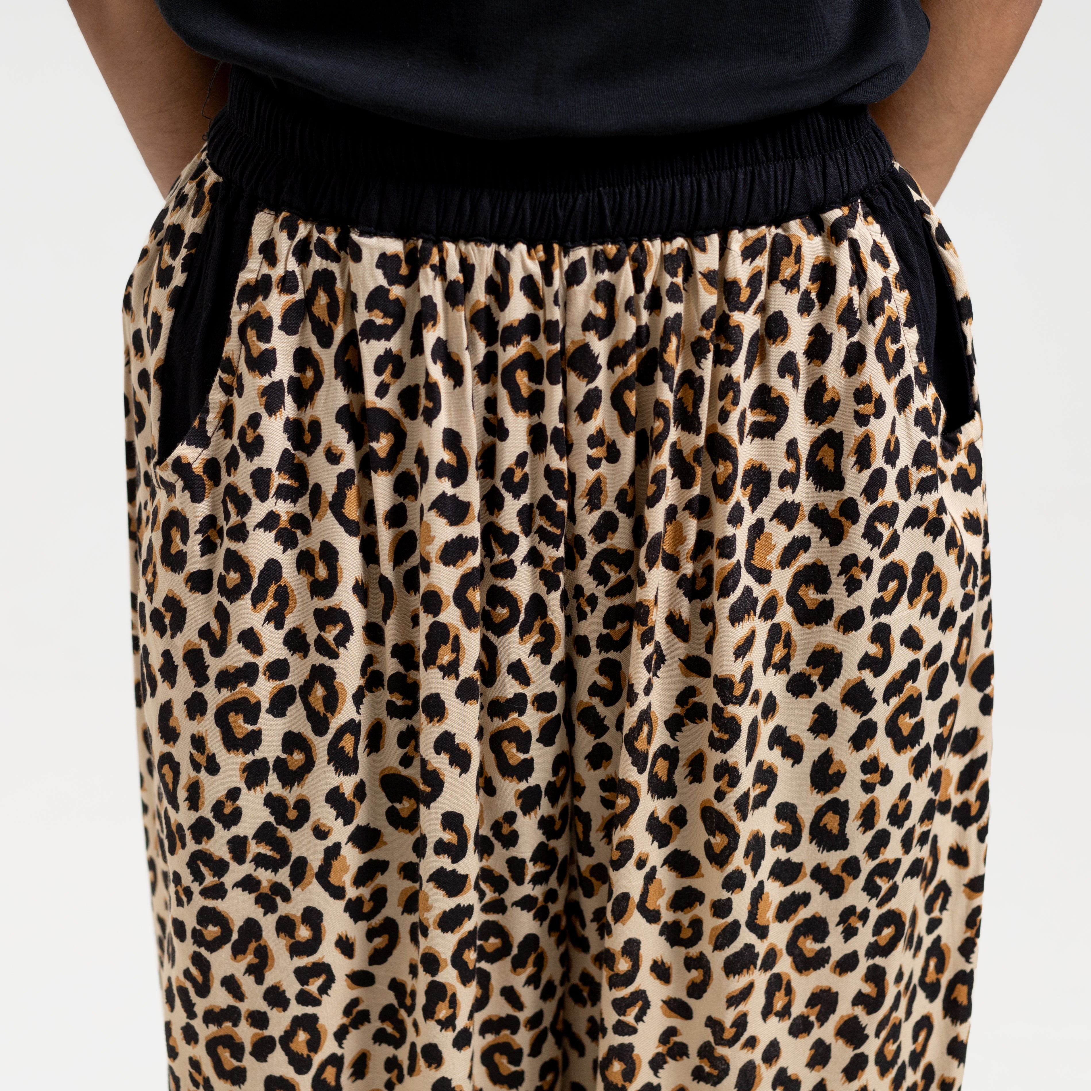 Leopard Pants Cream - Saya Saya