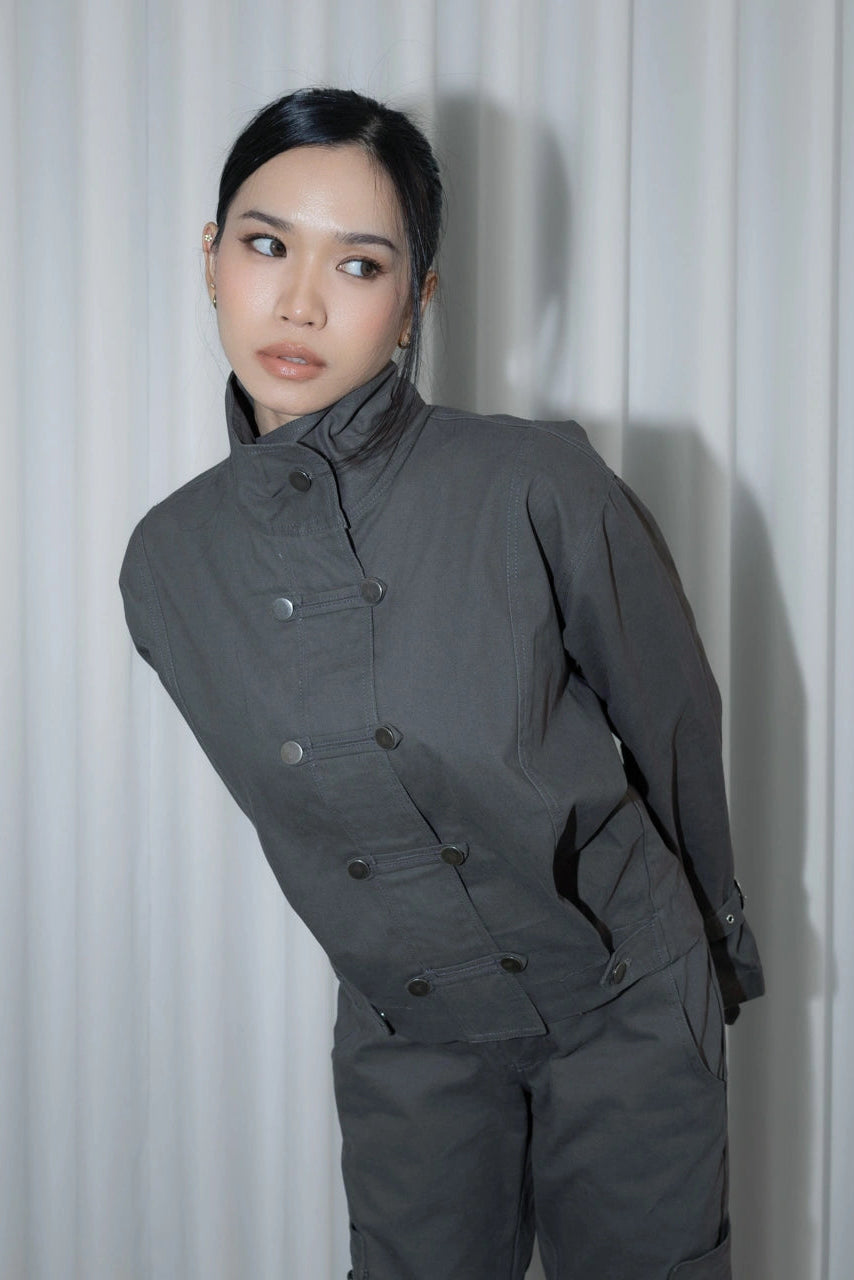 Modern Napoleon Jacket Grey - Catha