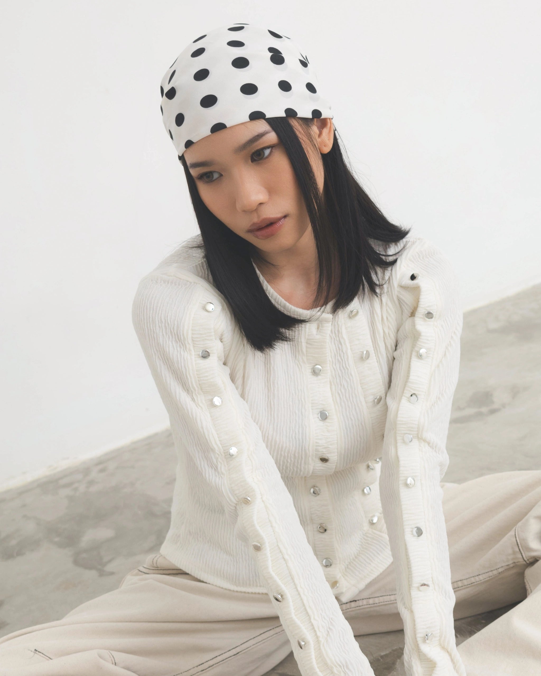 Compact Knit Longsleeve Top - Catha