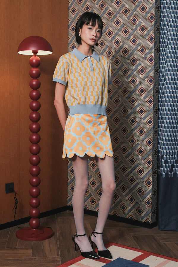 Hayley Polo Frosty Lemon - Kyrra