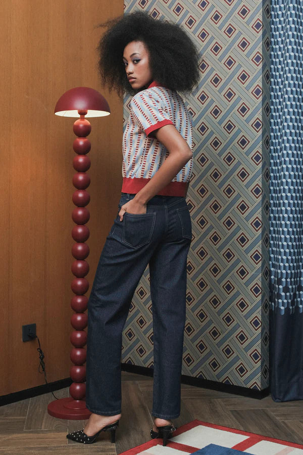 Hayley Polo Cherry Sky - Kyrra