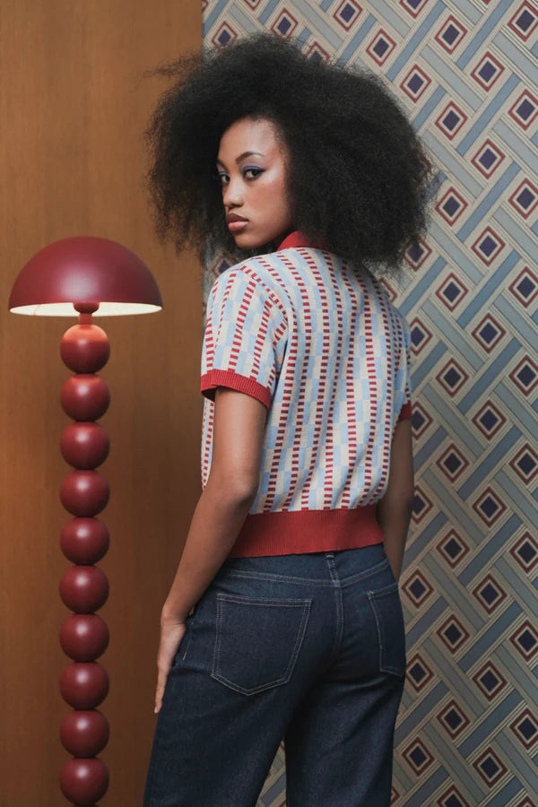 Hayley Polo Cherry Sky - Kyrra