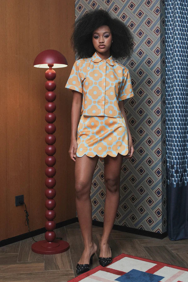 Kairi Shirt Frosty Lemon - Kyrra