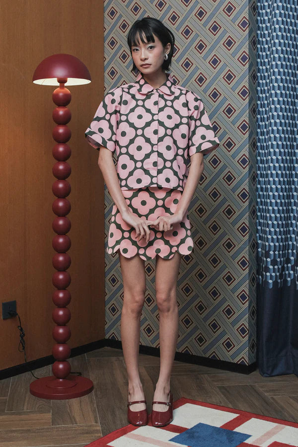 Kairi Shirt Pink Pine - Kyrra