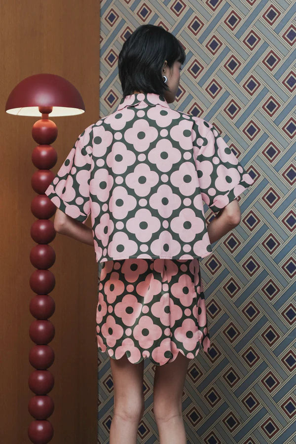 Kairi Shirt Pink Pine - Kyrra