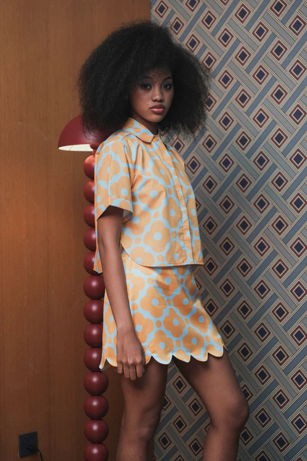 Kairi Shirt Frosty Lemon - Kyrra