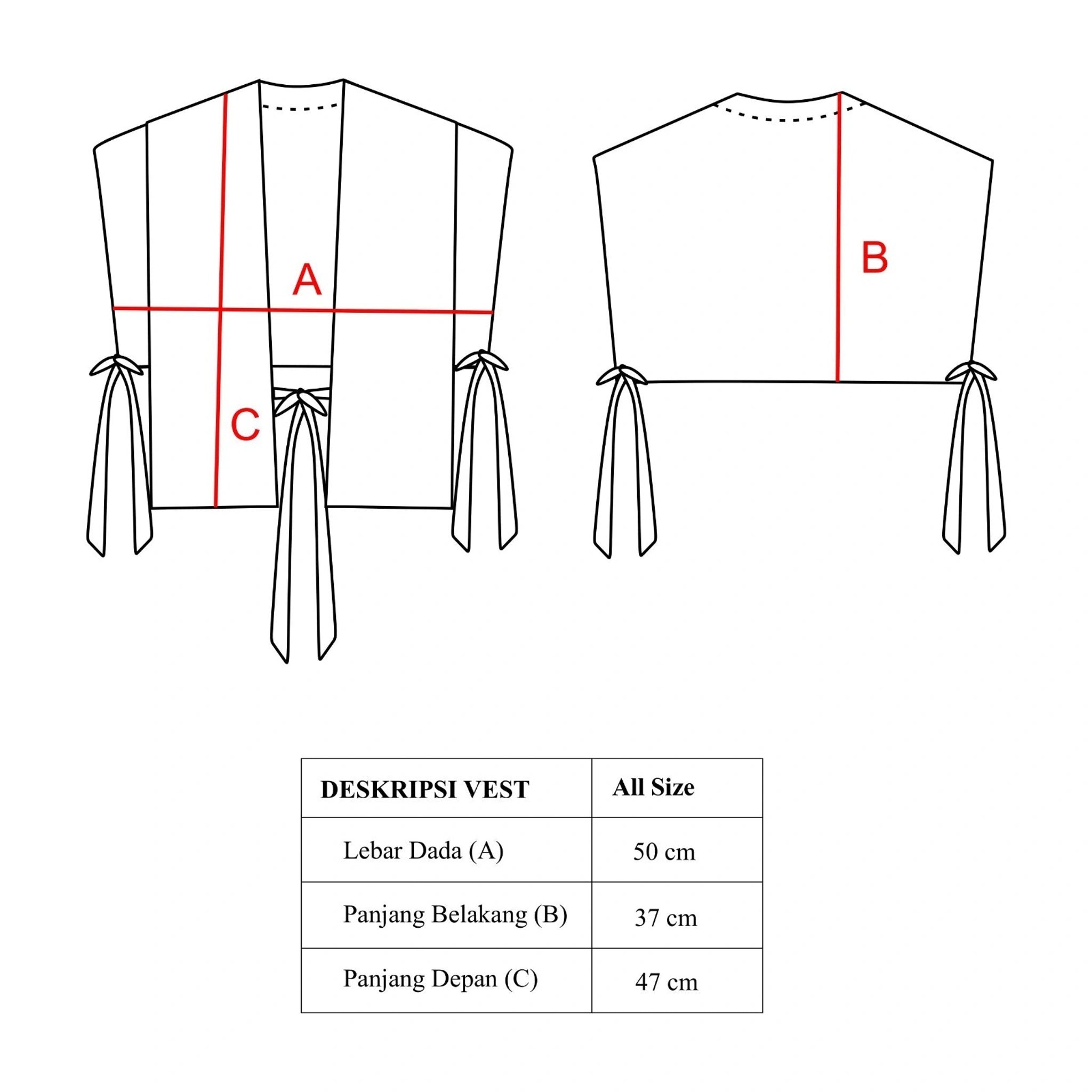 Jalin Crop Vest - Damakara