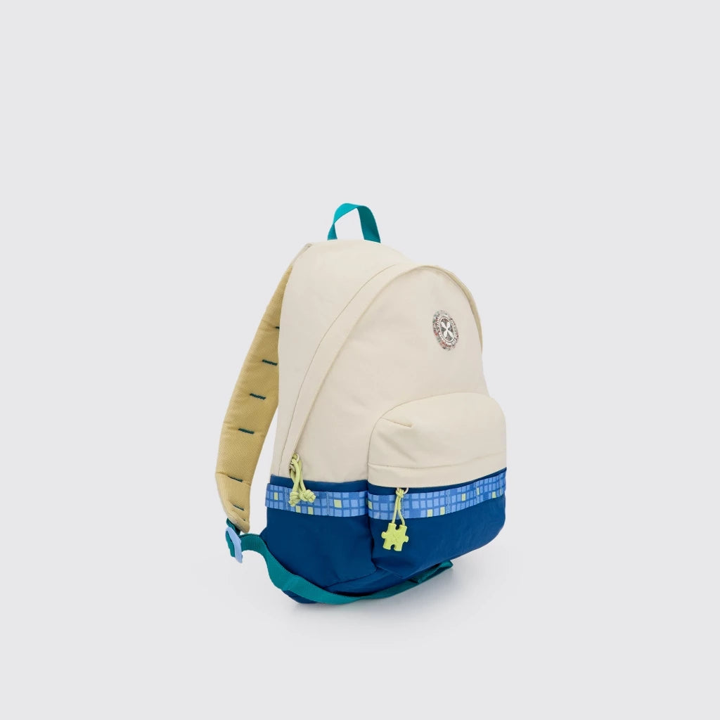 Junior 2 Tone Backpack Cream - Exsport