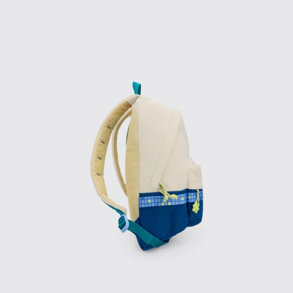 Junior 2 Tone Backpack Cream - Exsport