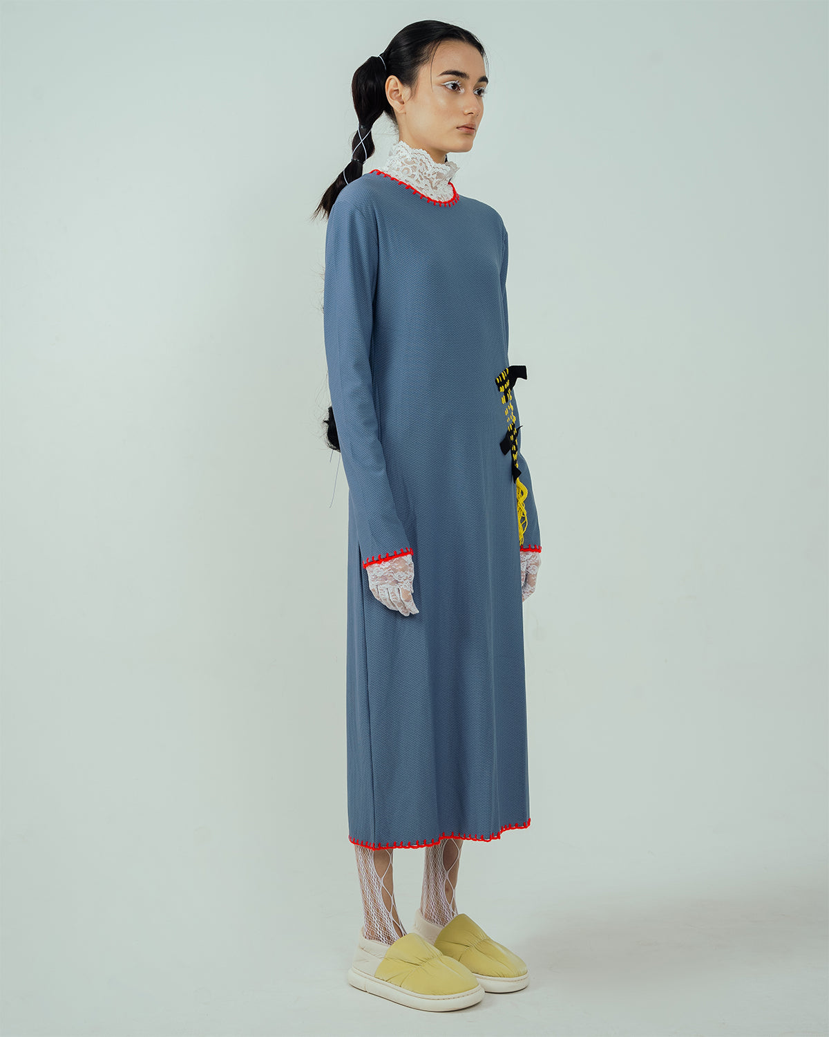 Pitchy Stitchy Dress Grey - High On Life