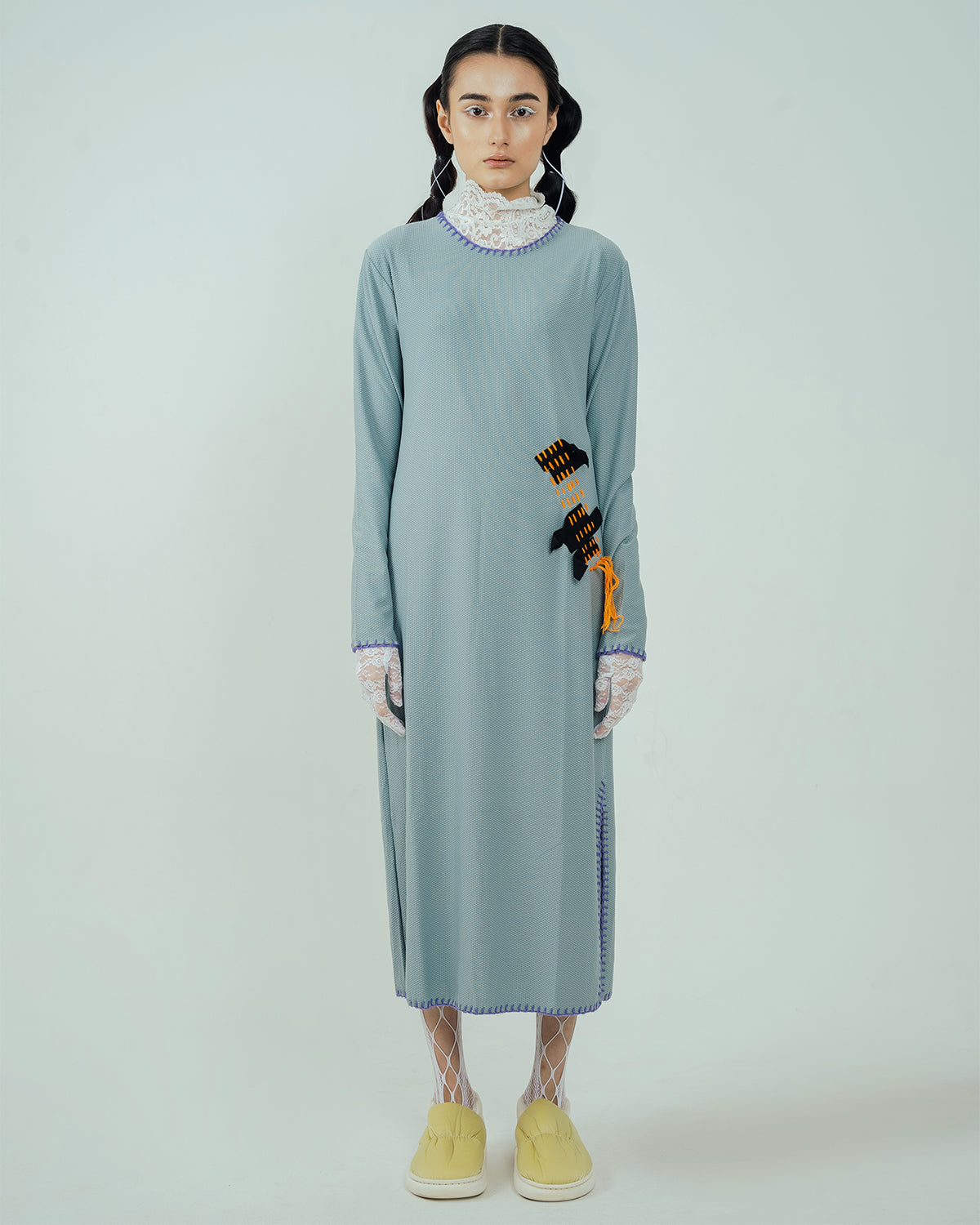 Pitchy Stitchy Dress Misty Green - High On Life